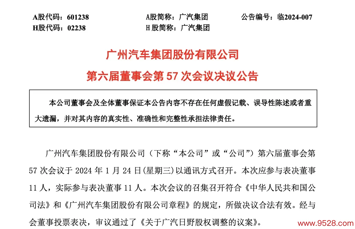 欲求商用车增量？广汽集团拟对广汽日野股权蜕变，推动方将共同增资7亿元